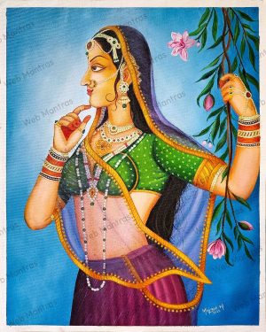 Bani Thani Painting Handmade Oil Painting on Canvas