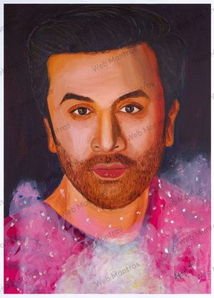 Ranbir Kapoor Acrylic Portrait